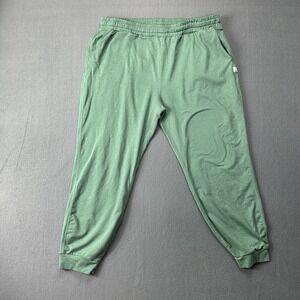 Vuori Performance Jogger Women Size XXL Green Teal VW303 Dream Knit Pants *flaw